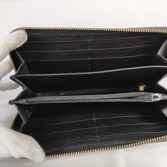 Gucci Black Guccissima Zip-Around Long Wallet - Picture 8 of 10